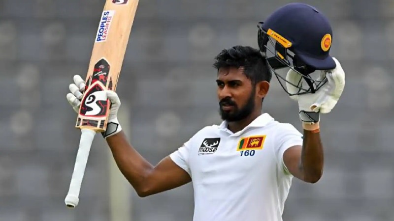 Sri Lanka kamindu mendis created history by scoring a century in the test against new zealand