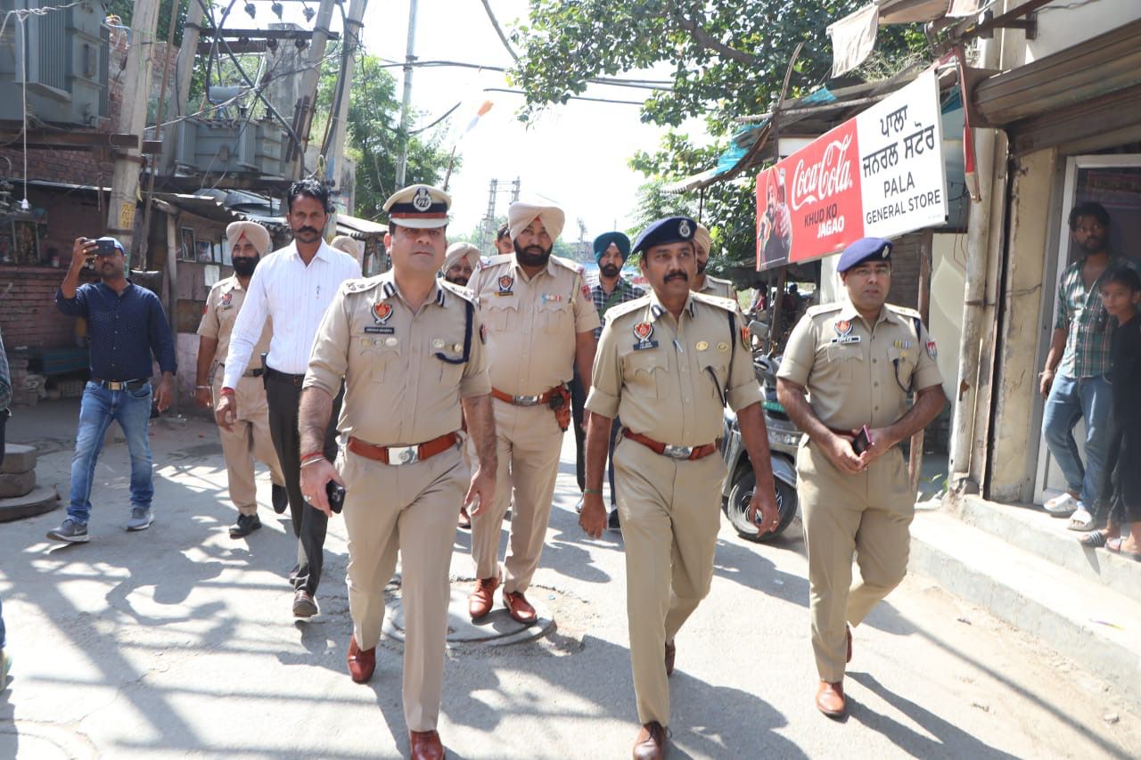 जालंधर कमिशनरेट पुलिस ने शहर में 25 स्थानों पर चलाया कासो आपरेशन
