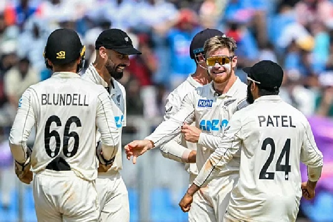 New zealand beat india and won the test series 3-0