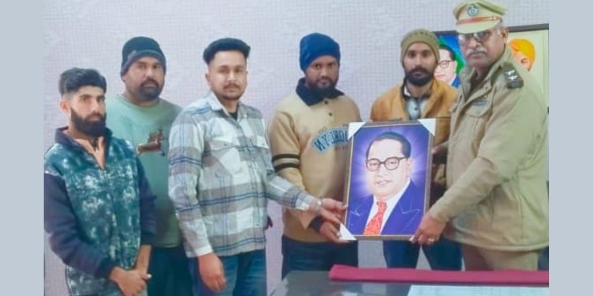 Begampura Tiger Force Officers Honor SHO Harish Kumar of Haryana Police