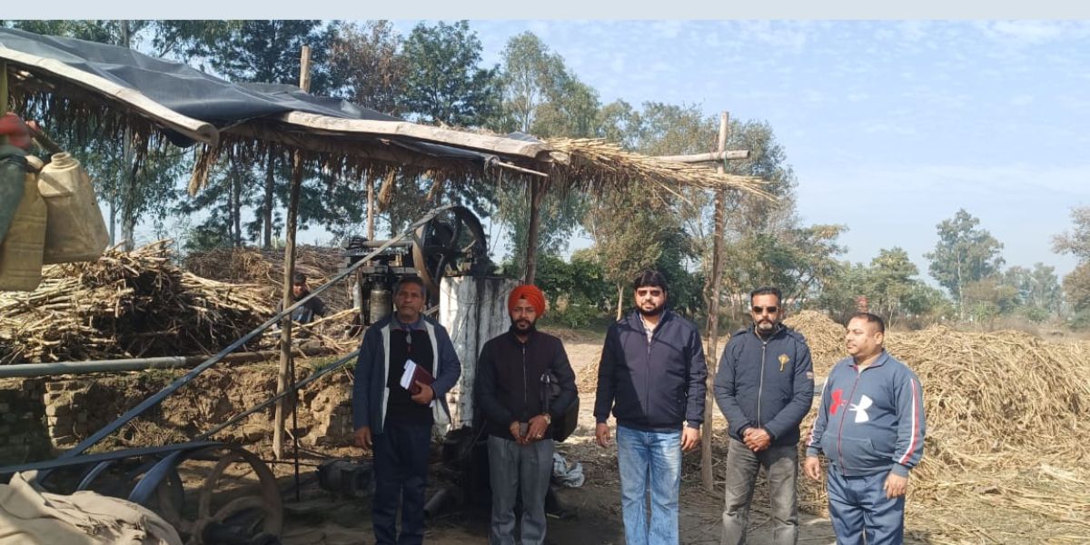 Kala Bakra CHC Conducts Health Inspection to Ensure Quality in Sugar Production