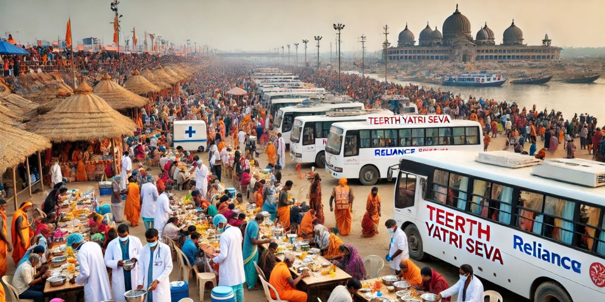 Reliance Launches 'Teerth Yatri Seva' at Maha Kumbh 2025 to Help Pilgrims