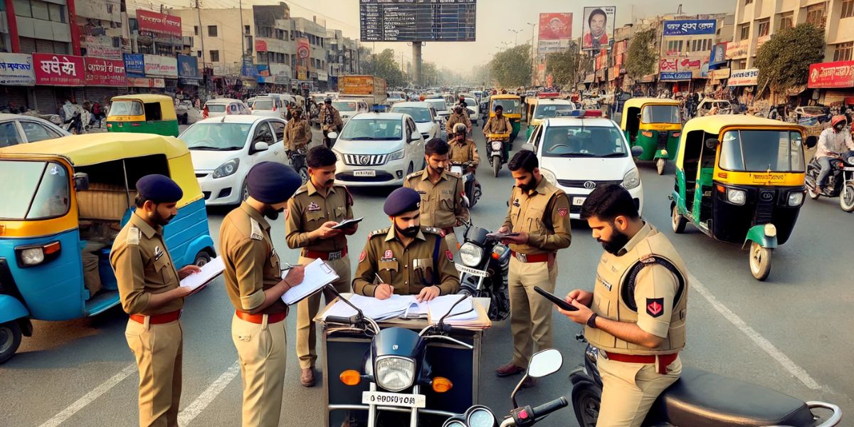 Chandigarh: Traffic Police Intensifies Challan Drive, Record Fines Issued