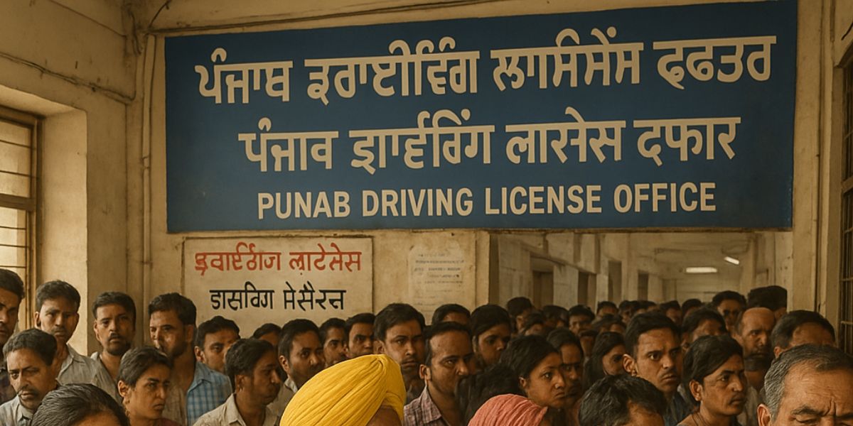Chaos and Delays at Punjab Driving License Office