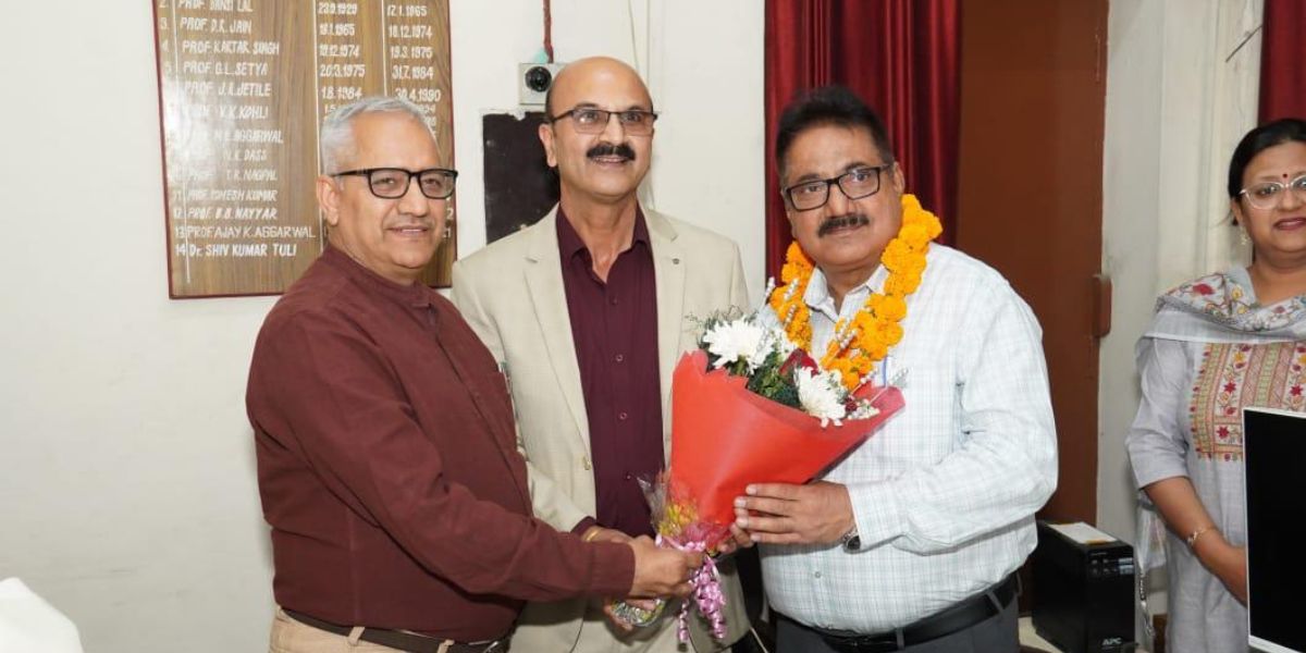 Dr. P.K. Sharma Appointed Head of Postgraduate Mathematics Department at DAV College, Jalandhar