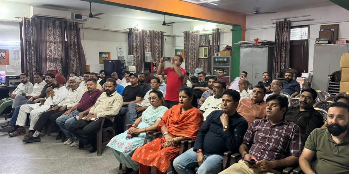 भाजपा जिला जालंधर की मंडल अध्यक्षों व प्रभारियों की बैठक सम्पन्न