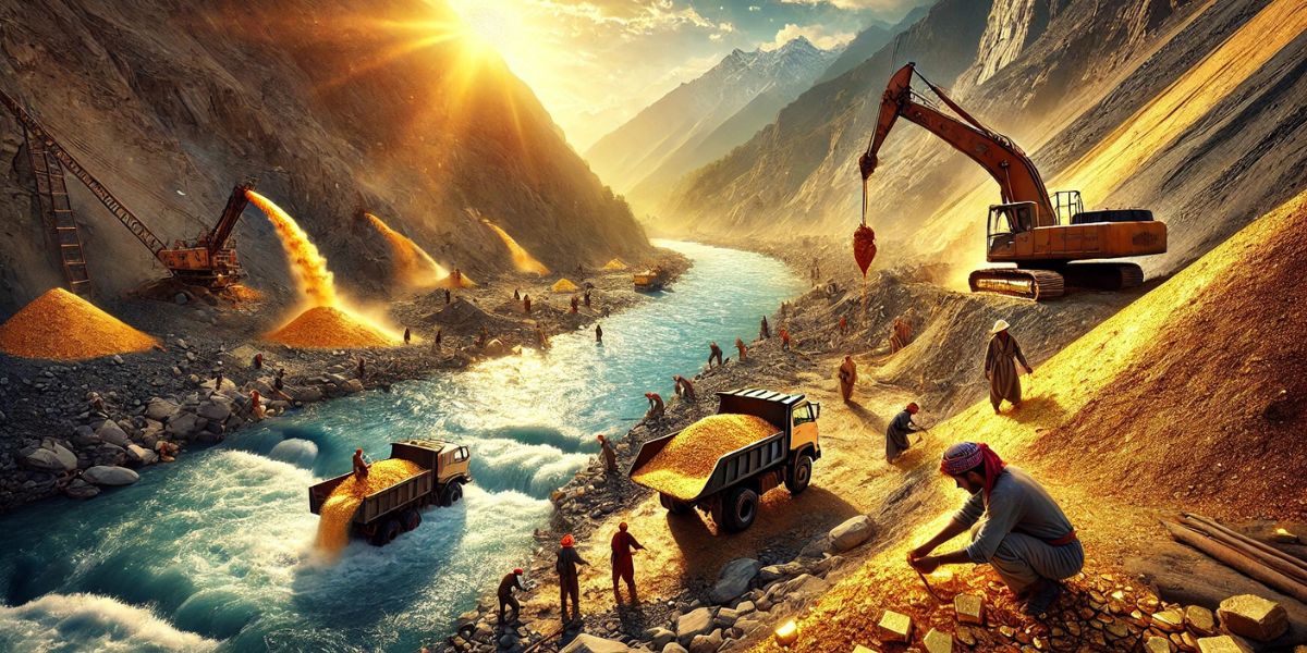 Pakistan Discovers Massive Gold Reserves Worth ₹80,000 Crore in Indus River